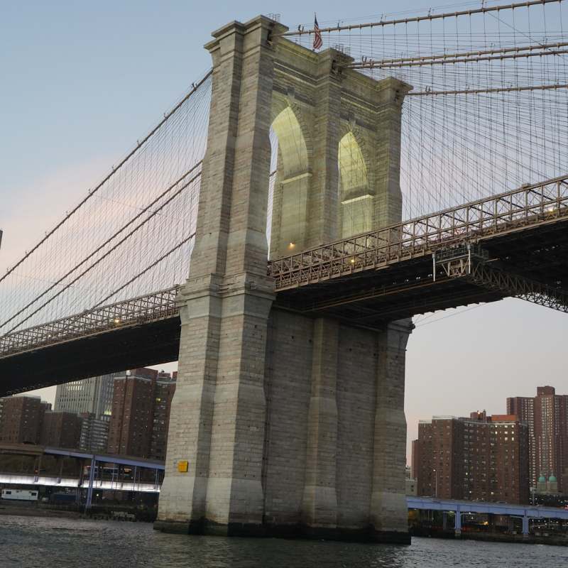 Brooklyn and Manhattan Bridges