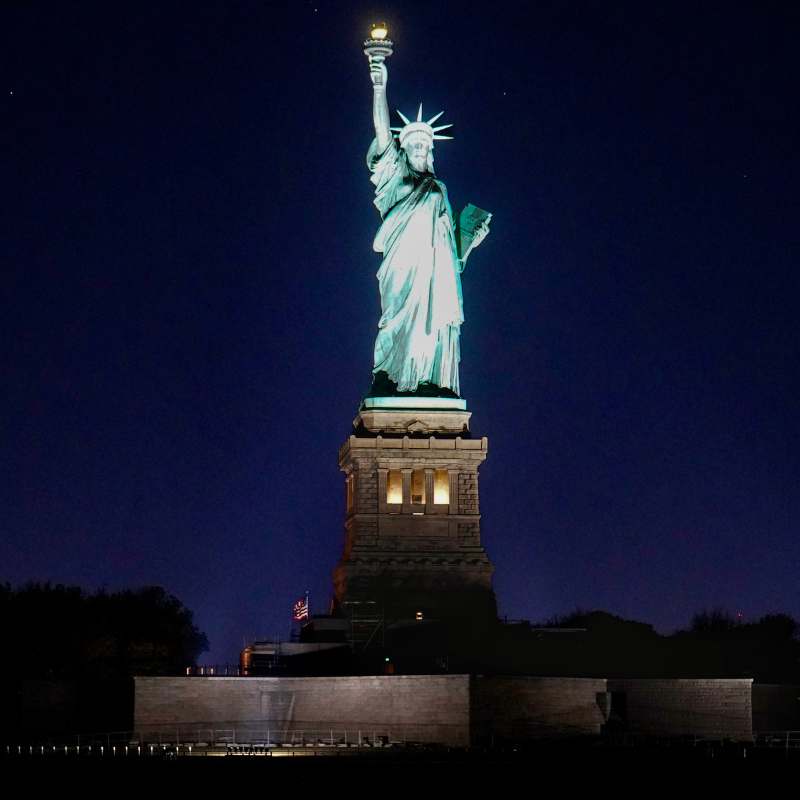 Statue of Liberty at Night