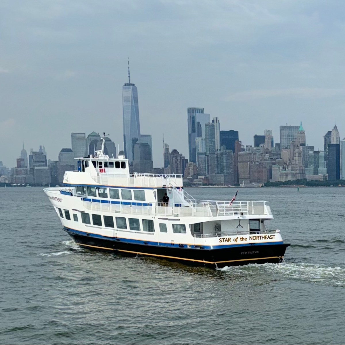 a large ship in a body of water