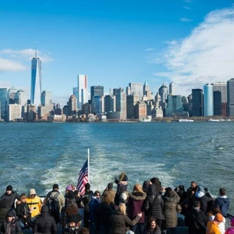 Skyline views of New York City